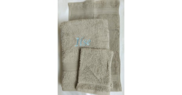 2-delige handdoekenset dove + washandje